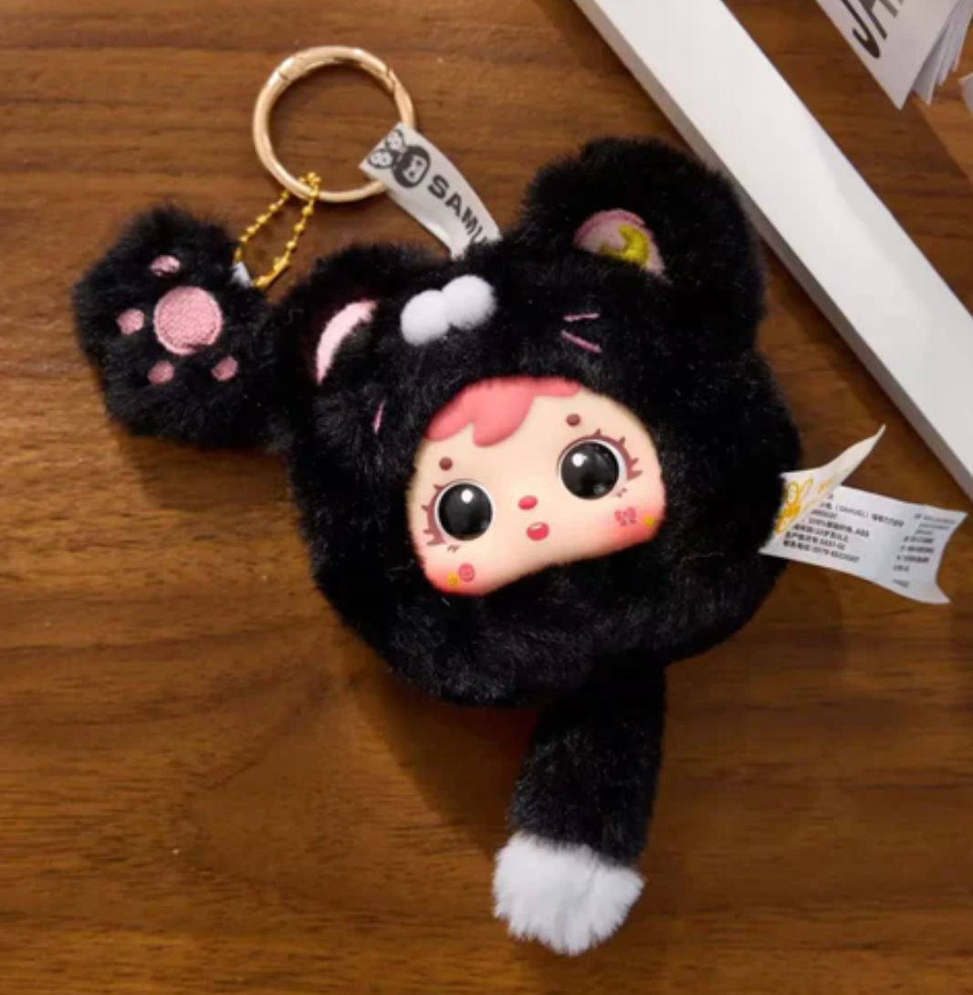 Samuel Tyke Three Kitten Paw Plush toy doll