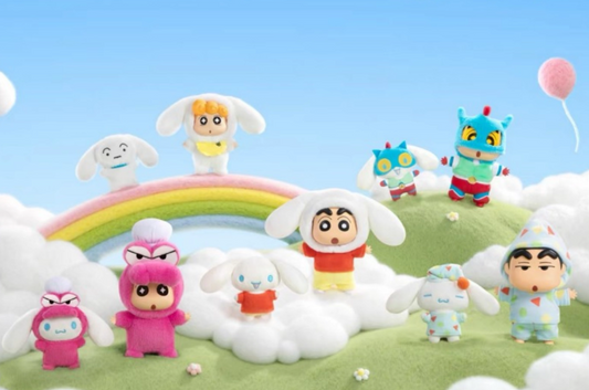 Cinnamoroll & Crayon Shinchan Amusement Dreamland Plush toy doll
