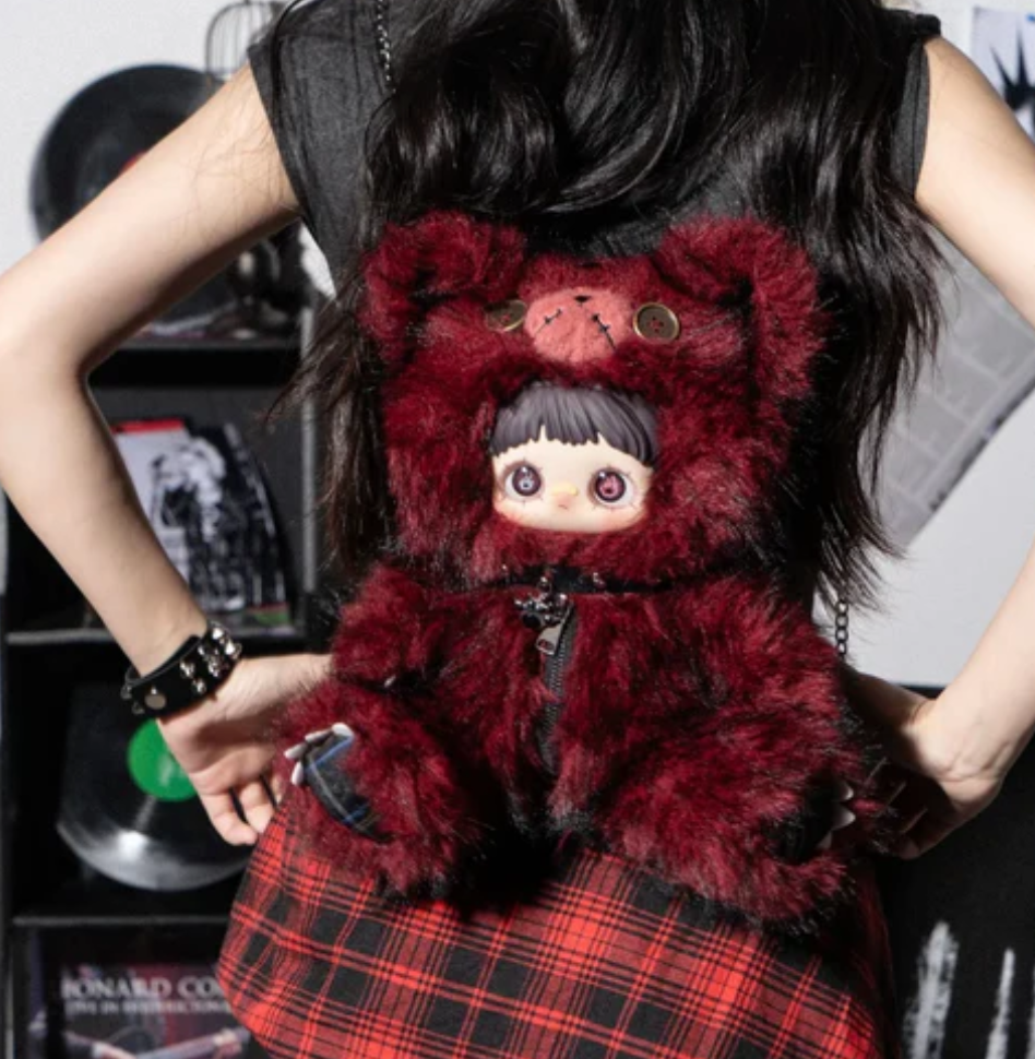 MAYMEI 400% Rebel Doll Backpack Plush toy doll