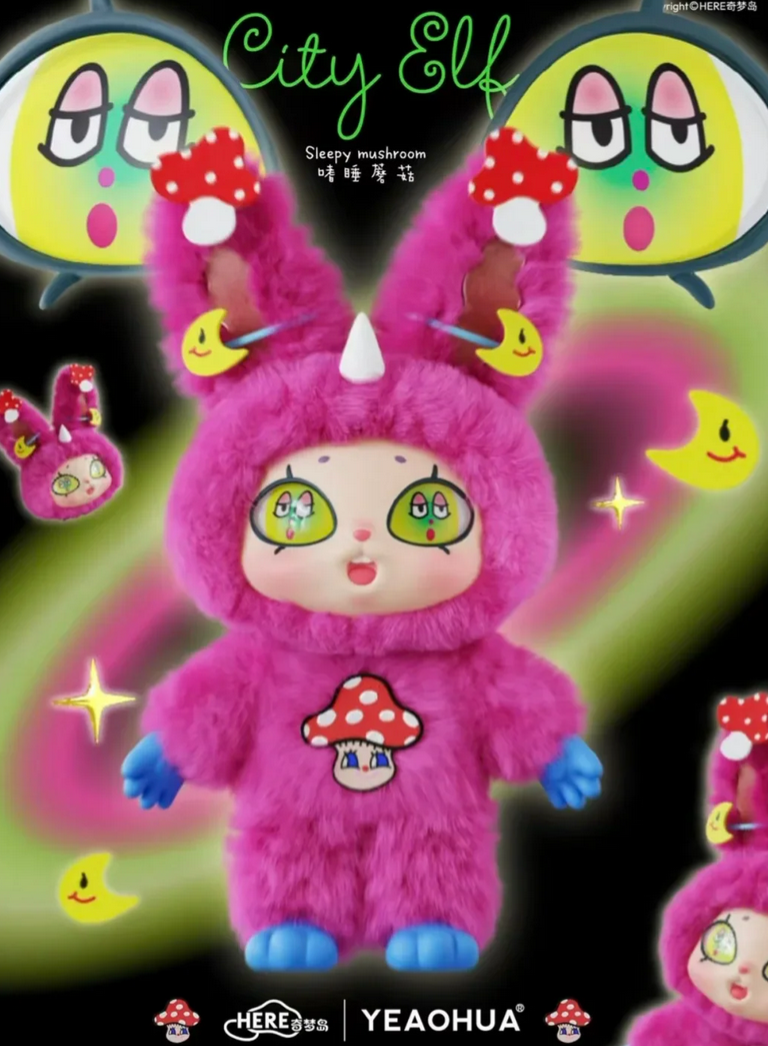Xxinye-Urban Elf Serise Vinyl Plush toy doll