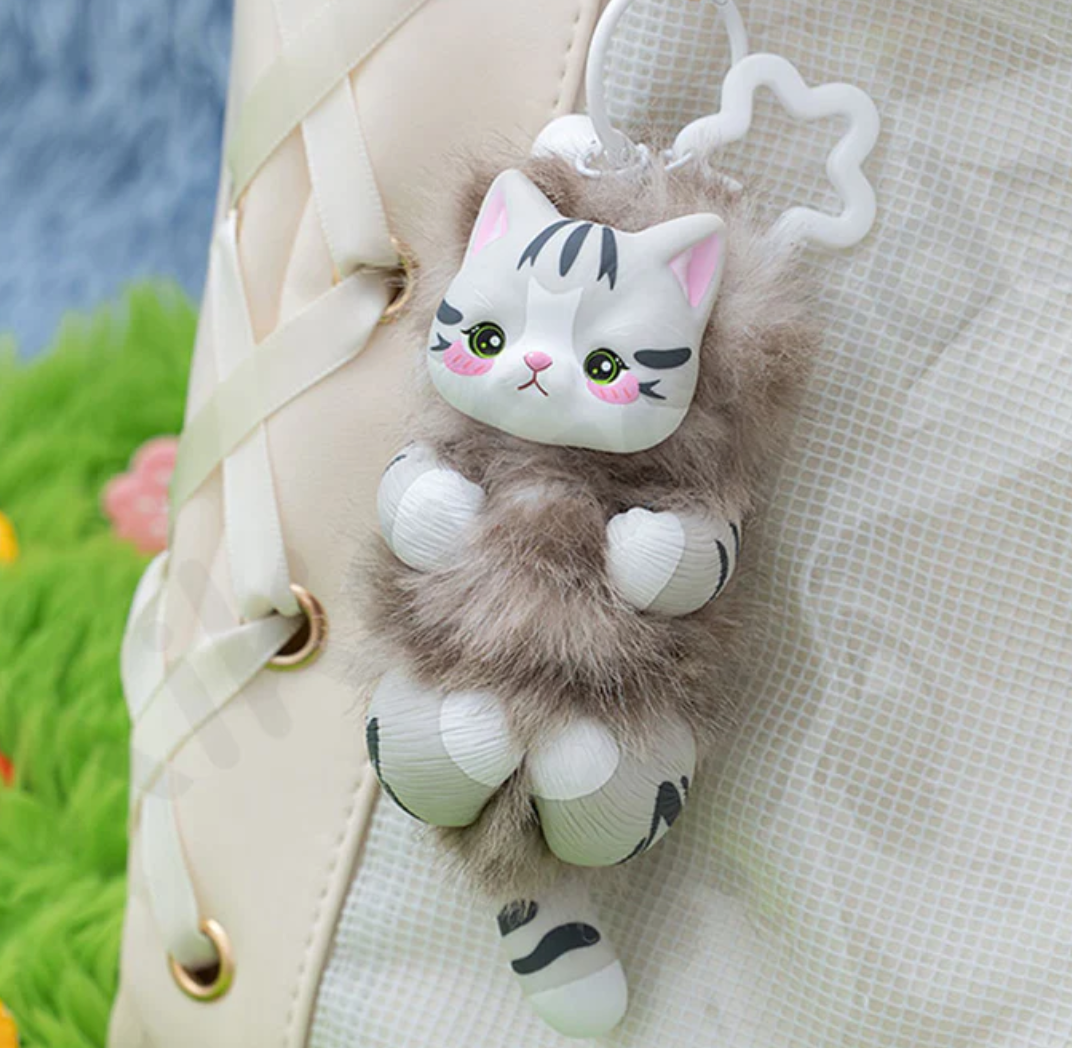 BOBOCAT Hug Cat Keychain Toy Doll