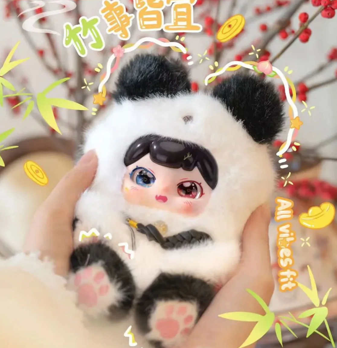 PUFUFU Auspicious Beasts Rush To Earth's Spring Plush Toy Doll