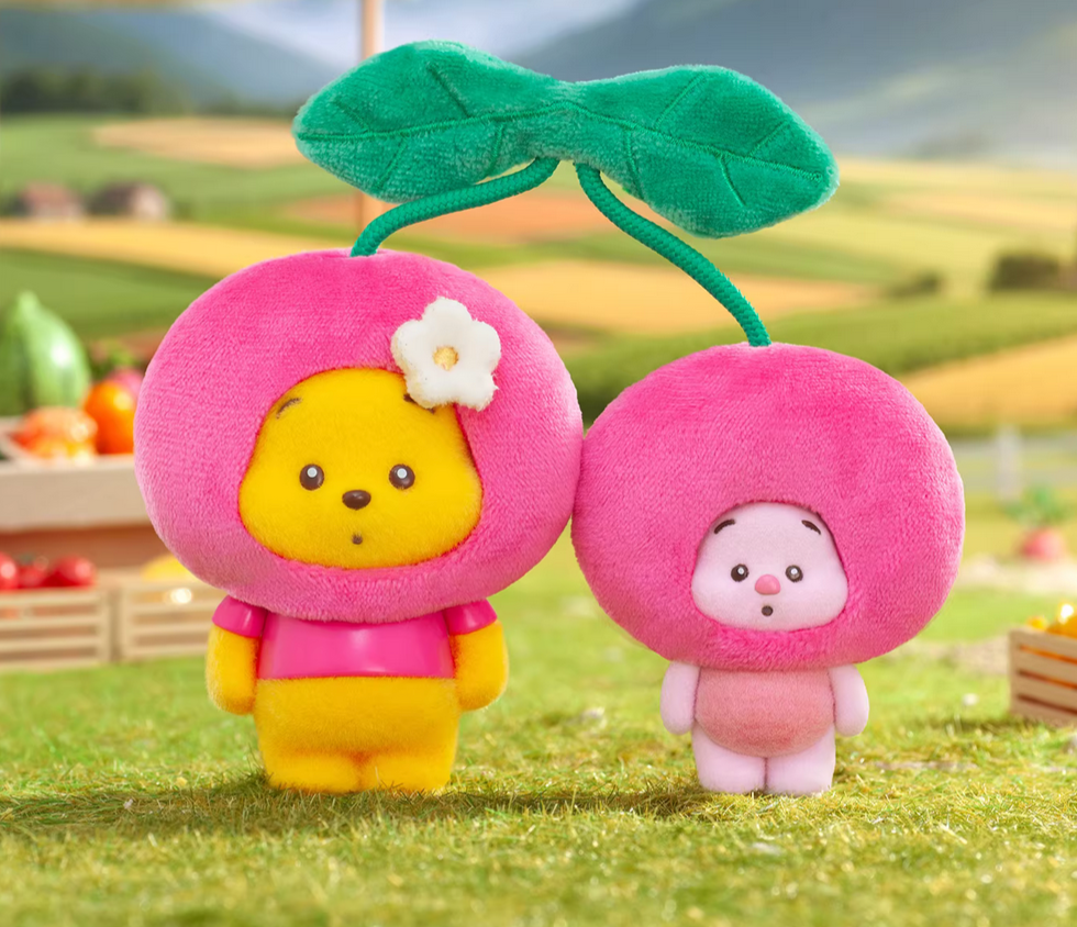 Winnie The Pooh Tiny Orchard Plush Keychain toy doll