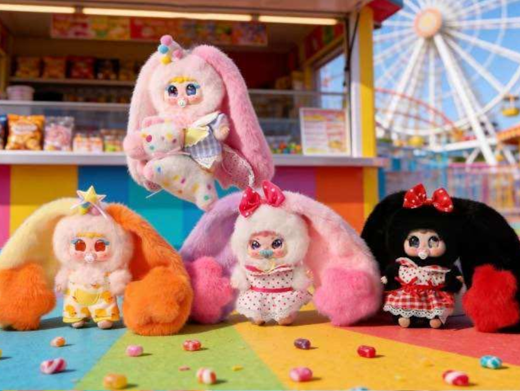 Jiimo Rolling Amusement Park Plush Toy Doll