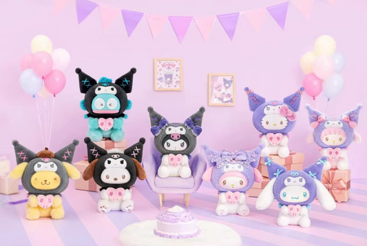 Sanrio Kuromi Party Plush Toy Doll