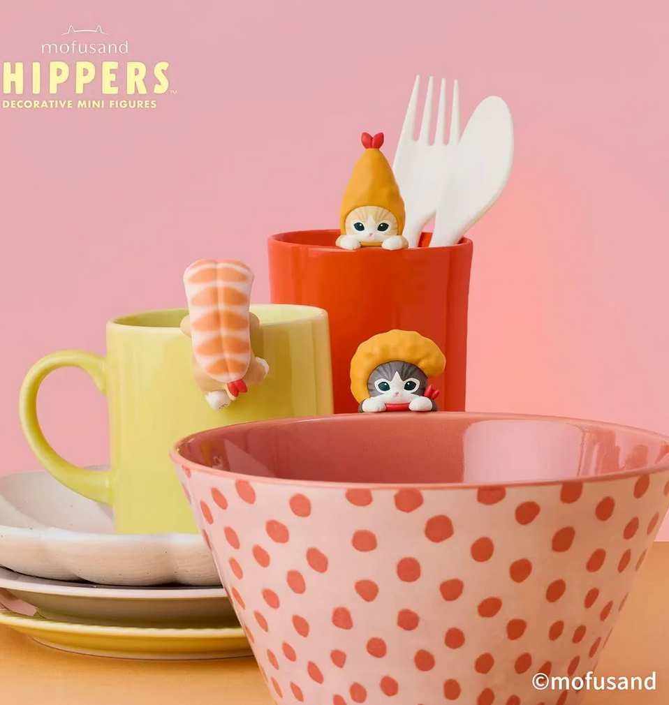 Mofusand Hippers Shrimp Meow Figure Toy Doll