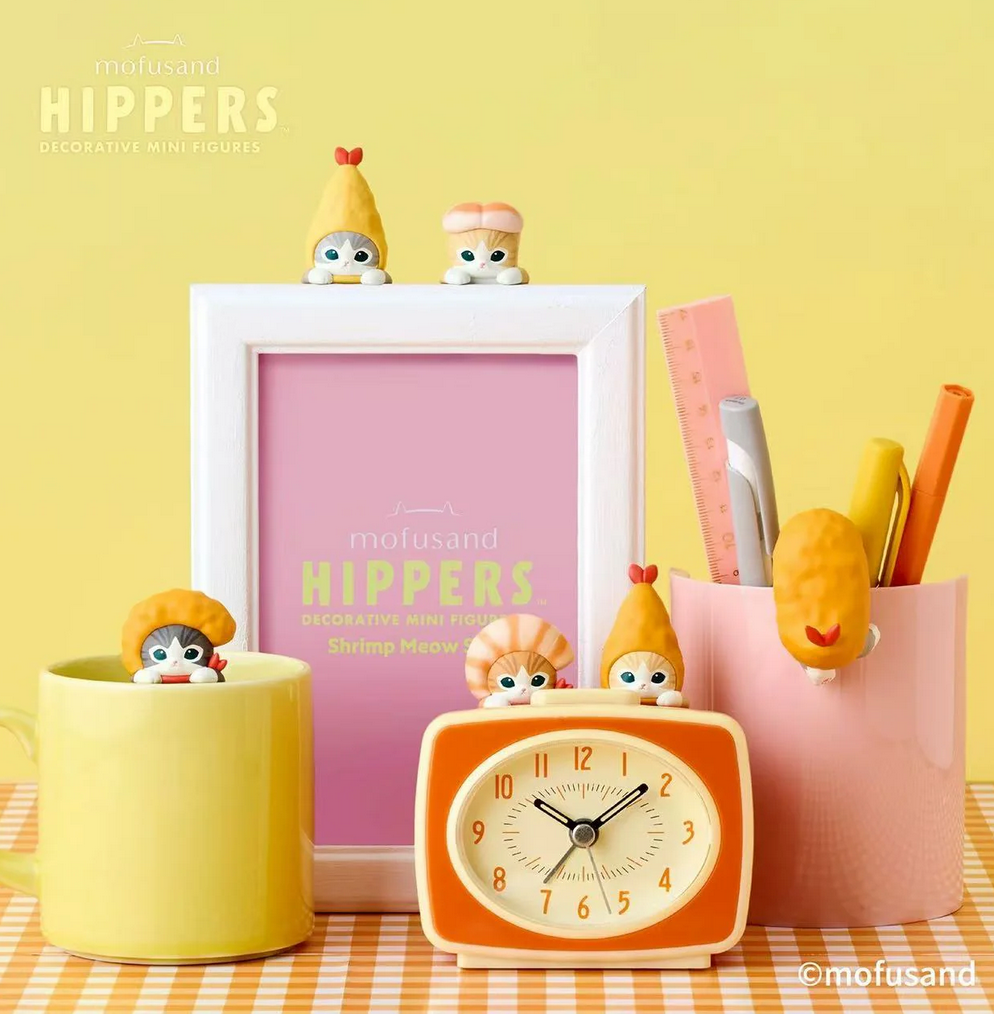 Mofusand Hippers Shrimp Meow Figure Toy Doll
