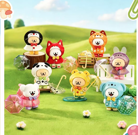 MALTESE Dog Rainy Day Figures Toy Doll