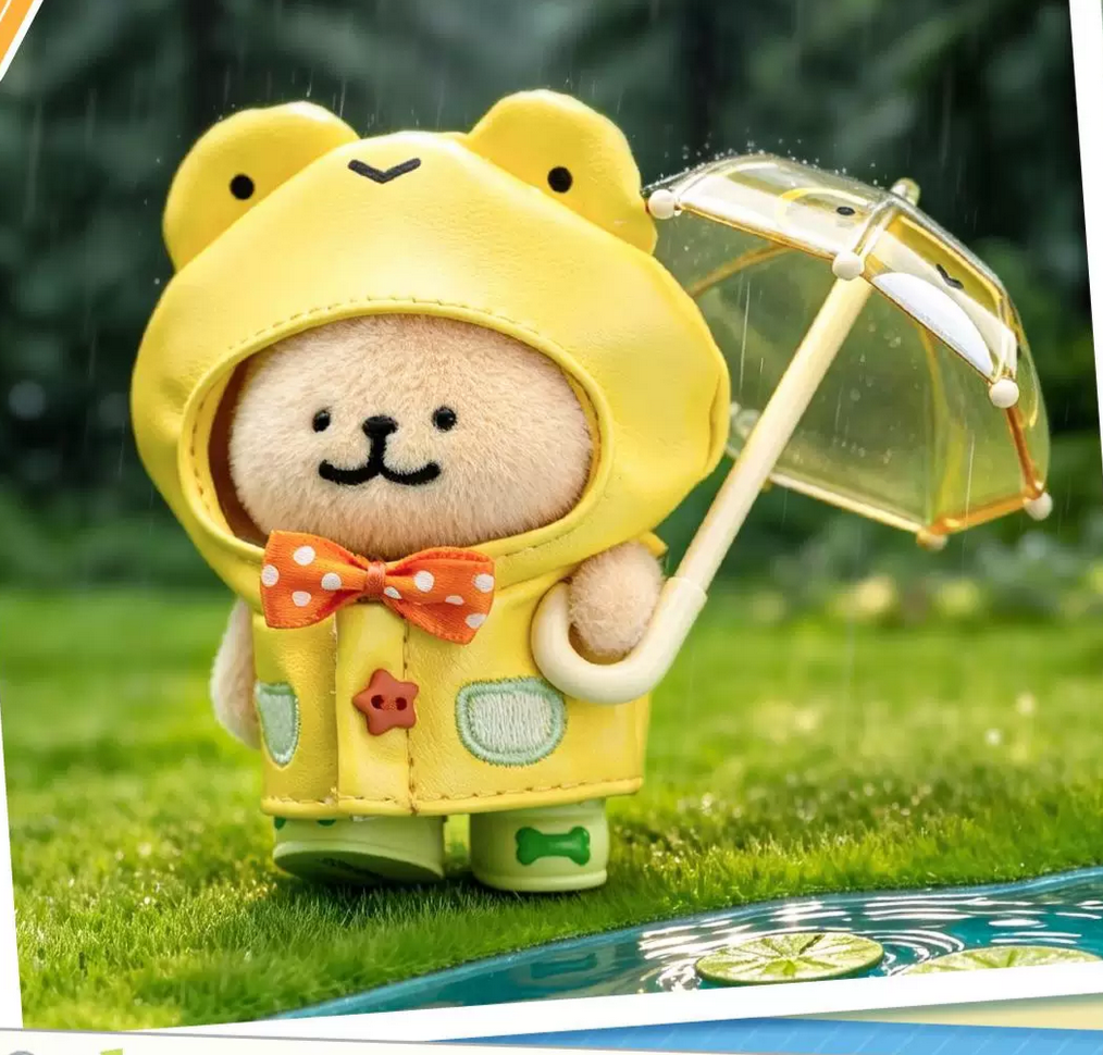 MALTESE Dog Rainy Day Figures Toy Doll