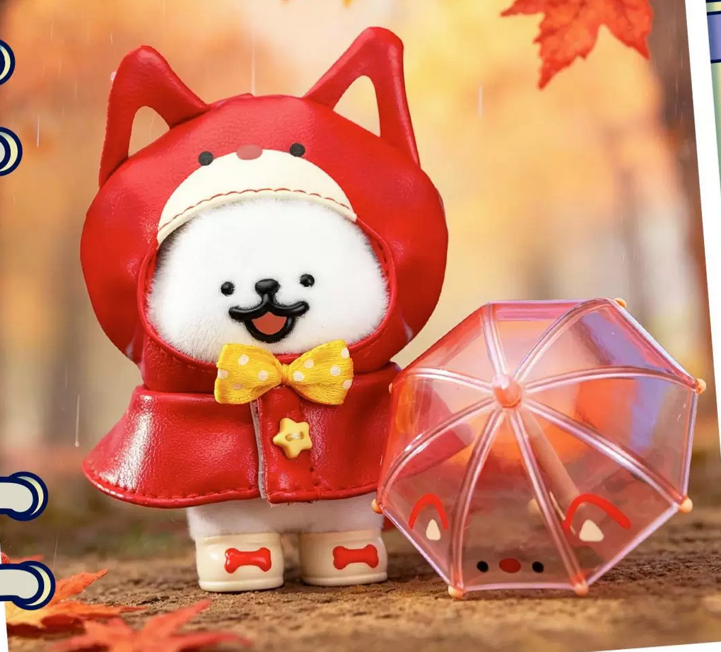 MALTESE Dog Rainy Day Figures Toy Doll