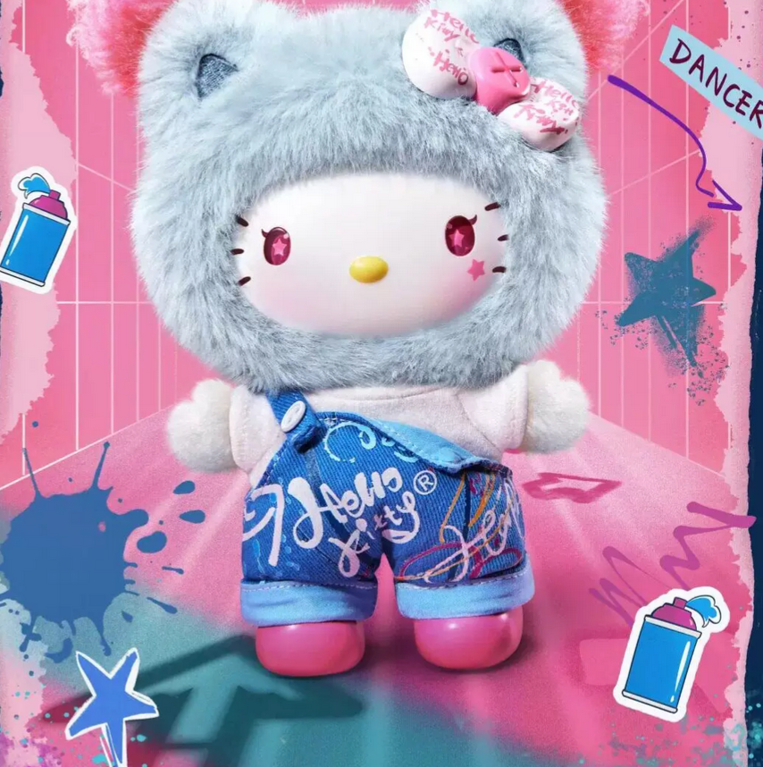 Hello Kitty Graffiti Plush Toy Doll