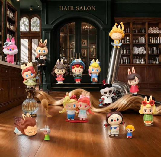 THE MONSTERS LABUBU Hair Salon Figure Toy Doll