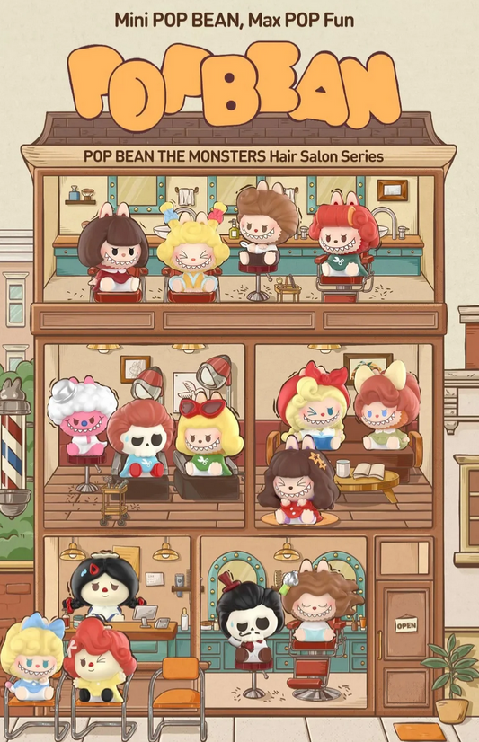 THE MONSTERS LABUBU Hair Salon Bean Toy Doll