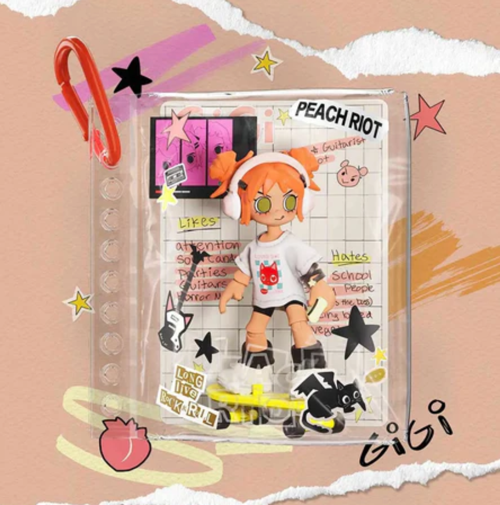 Peach Riot Carry the Music Block Pendant Toy Doll