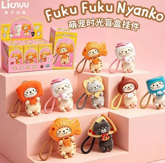 Fuku Nyanko Cute Pet Hour Kitty Pendant Toy Doll