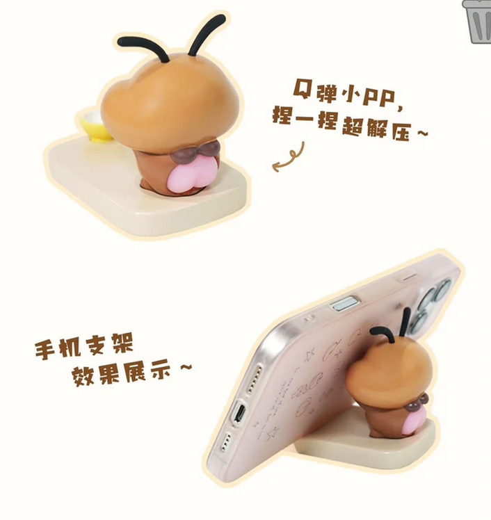Cockroach Phone Stand Toy Doll