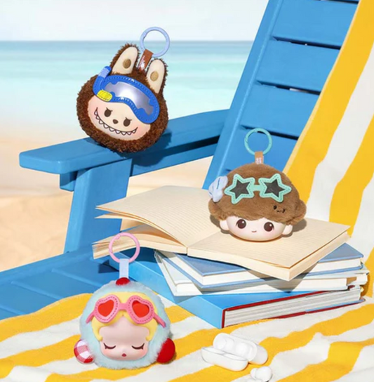 POP BEAN Island Vacation Earphone Case Toy Doll