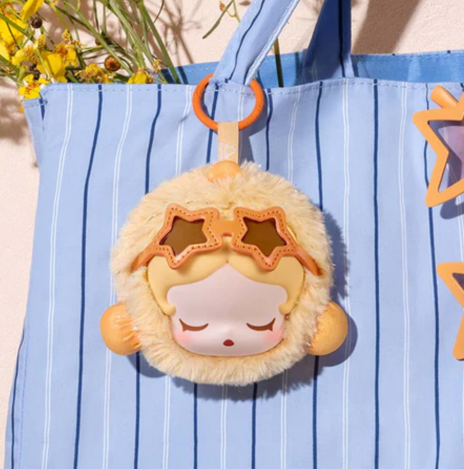 POP BEAN Island Vacation Earphone Case Toy Doll