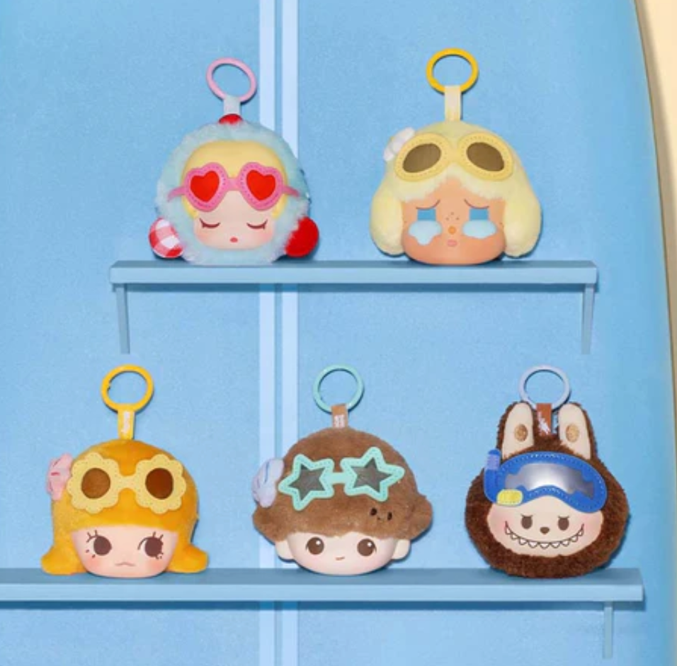 POP BEAN Island Vacation Earphone Case Toy Doll