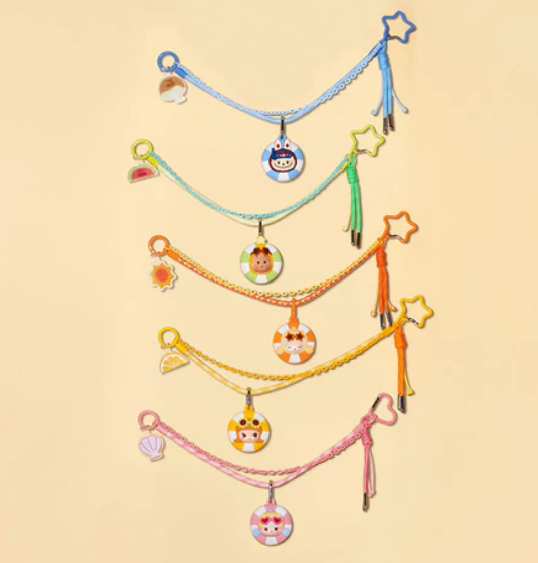 POP BEAN Island Vacation Multi functional Lanyard Toy Doll