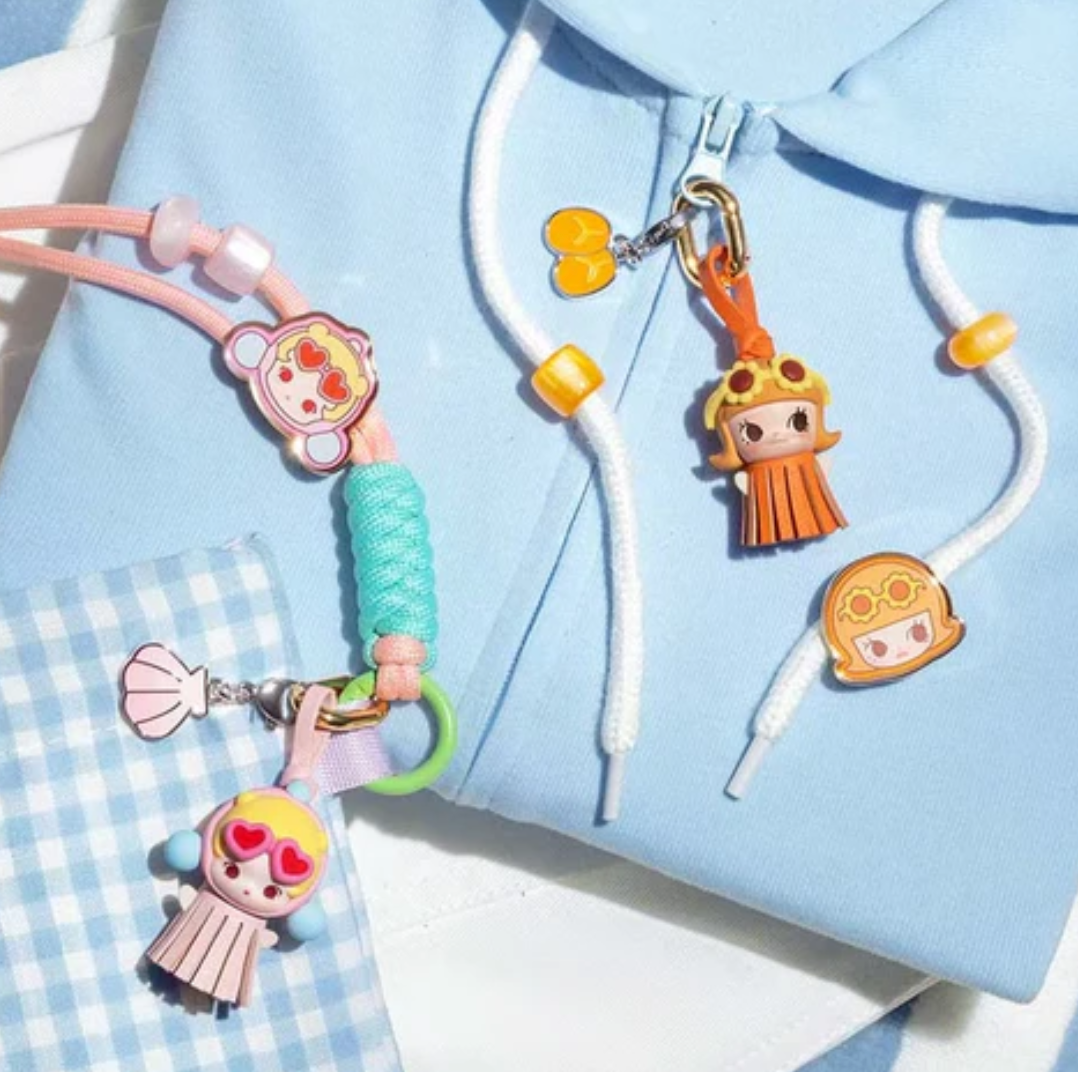 POP BEAN Island Vacation Decorative Charm  Toy Doll