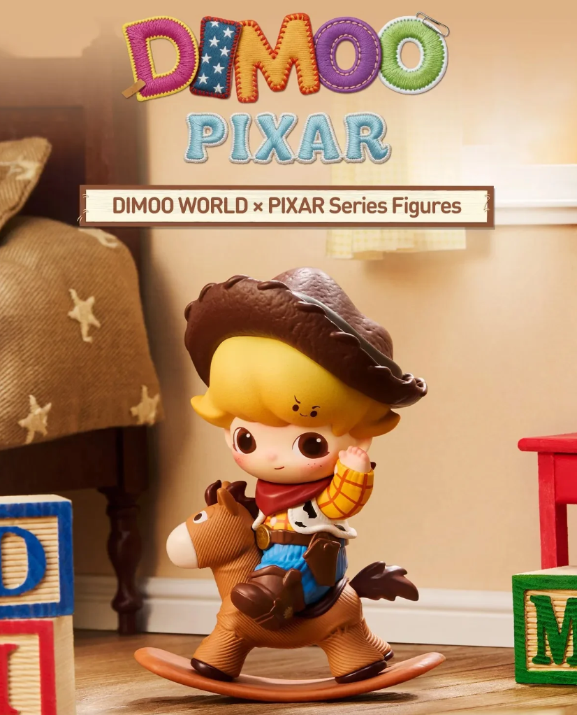 DIMOO WORLD x PIXAR Figures Toy Doll