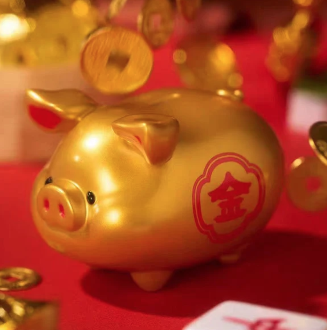 LuLu the Piggy Lucky Fortune Piggy Figure Toy Doll