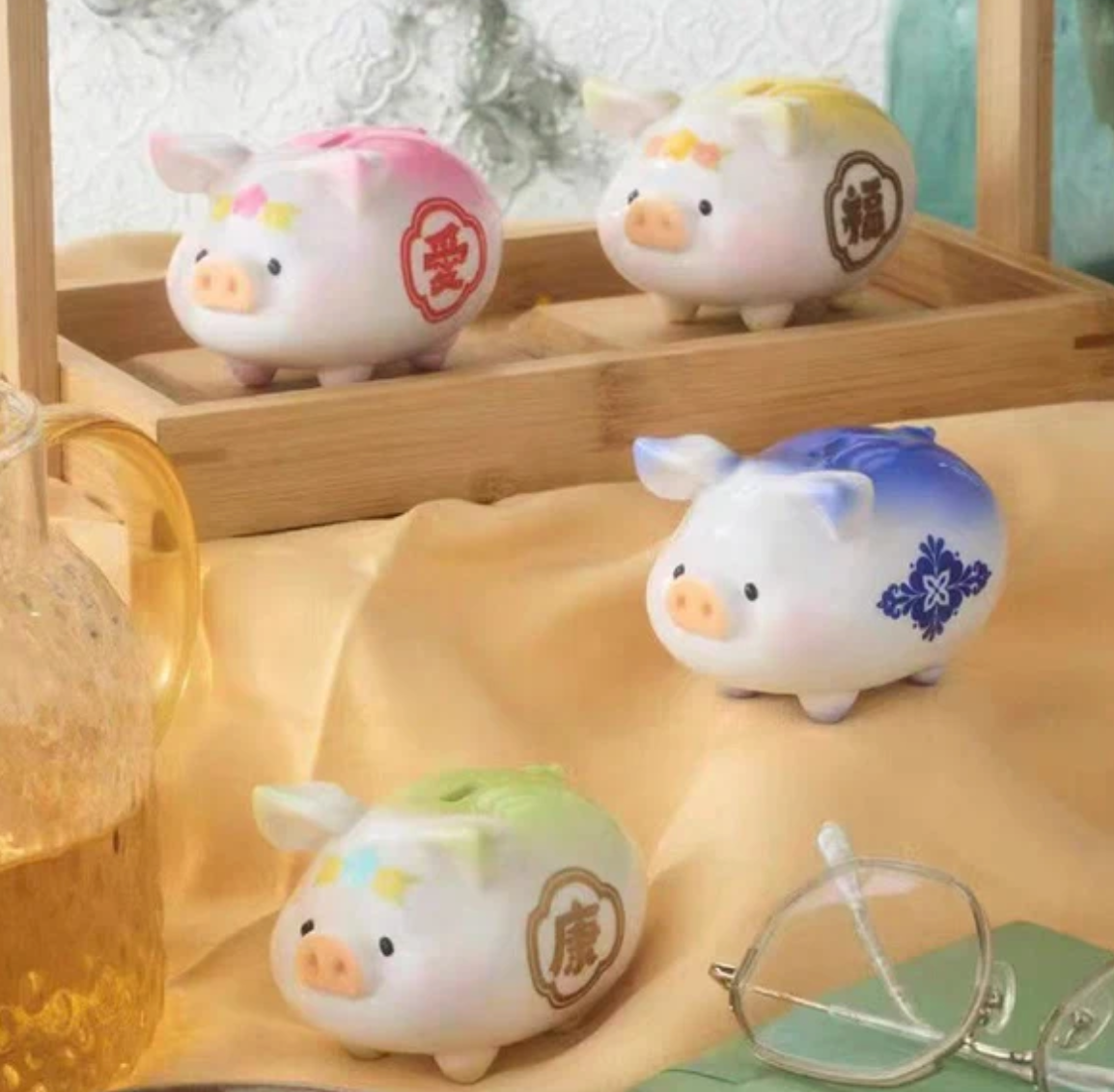 LuLu the Piggy Lucky Fortune Piggy Figure Toy Doll