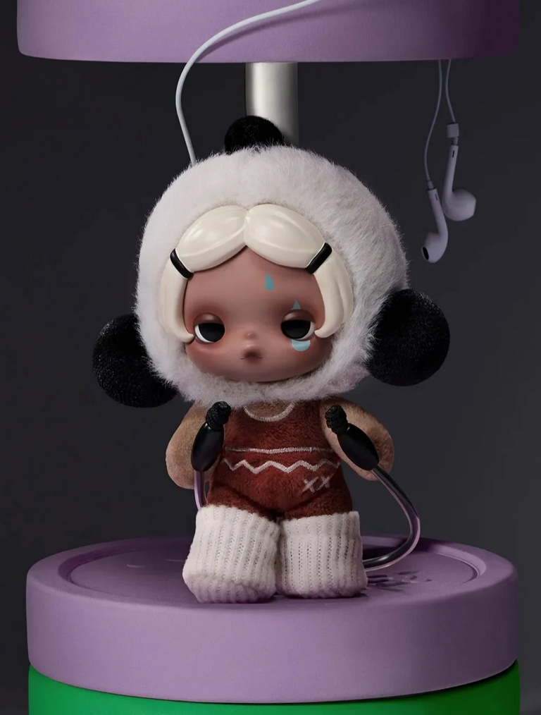 SKULLPANDA Off Mode Plush Toy Doll
