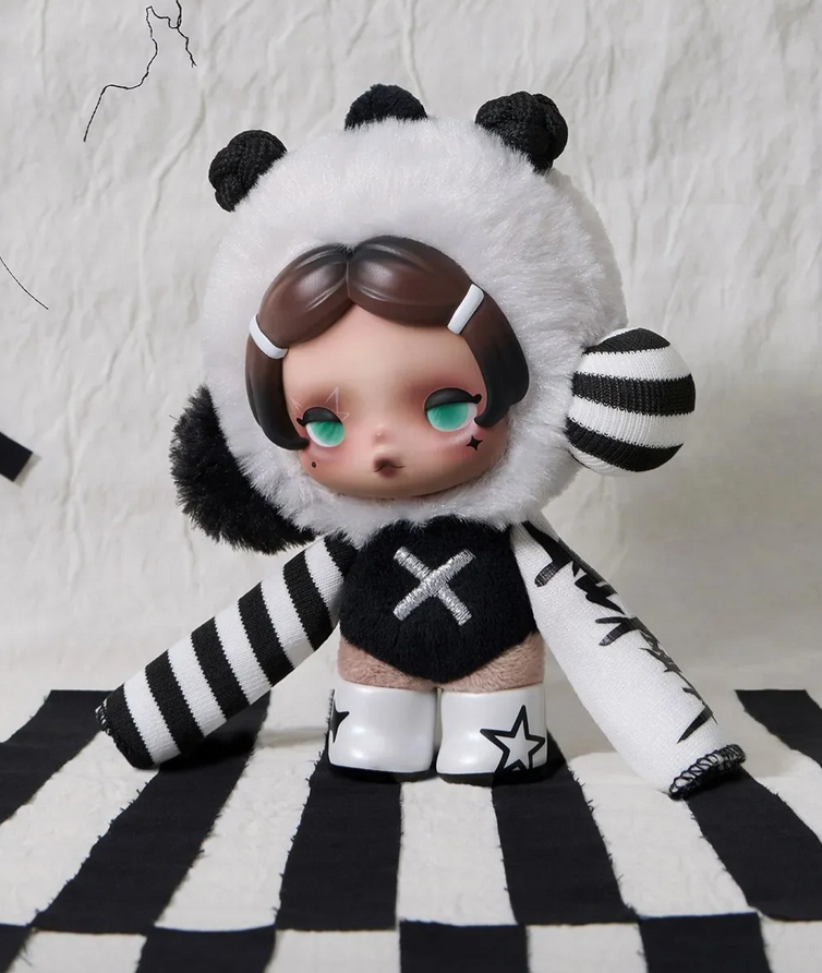 SKULLPANDA Off Mode Plush Toy Doll