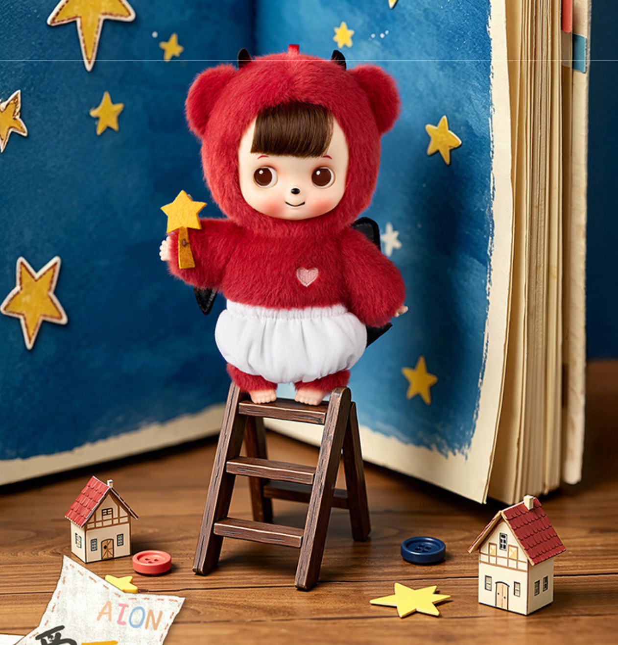Basaka Love What You Do,Be Happy Plush Toy Doll