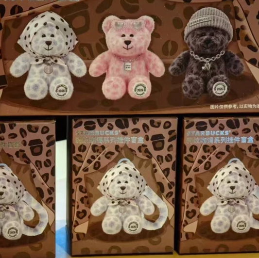 Leopard Bear Plush Toy Doll