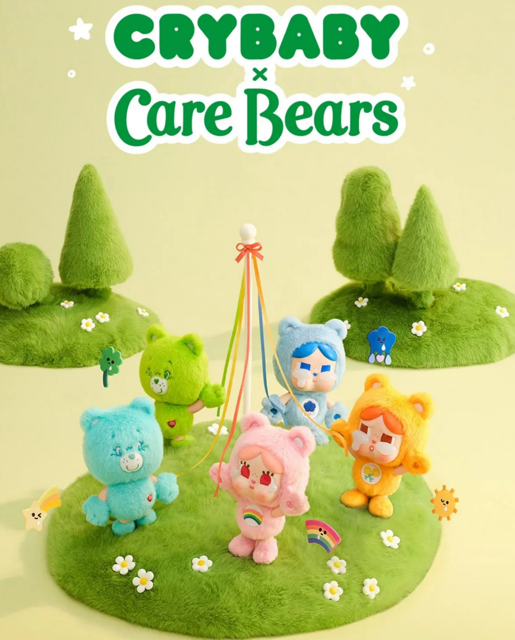 CRYBABY x Care Bears Plush Toy Doll