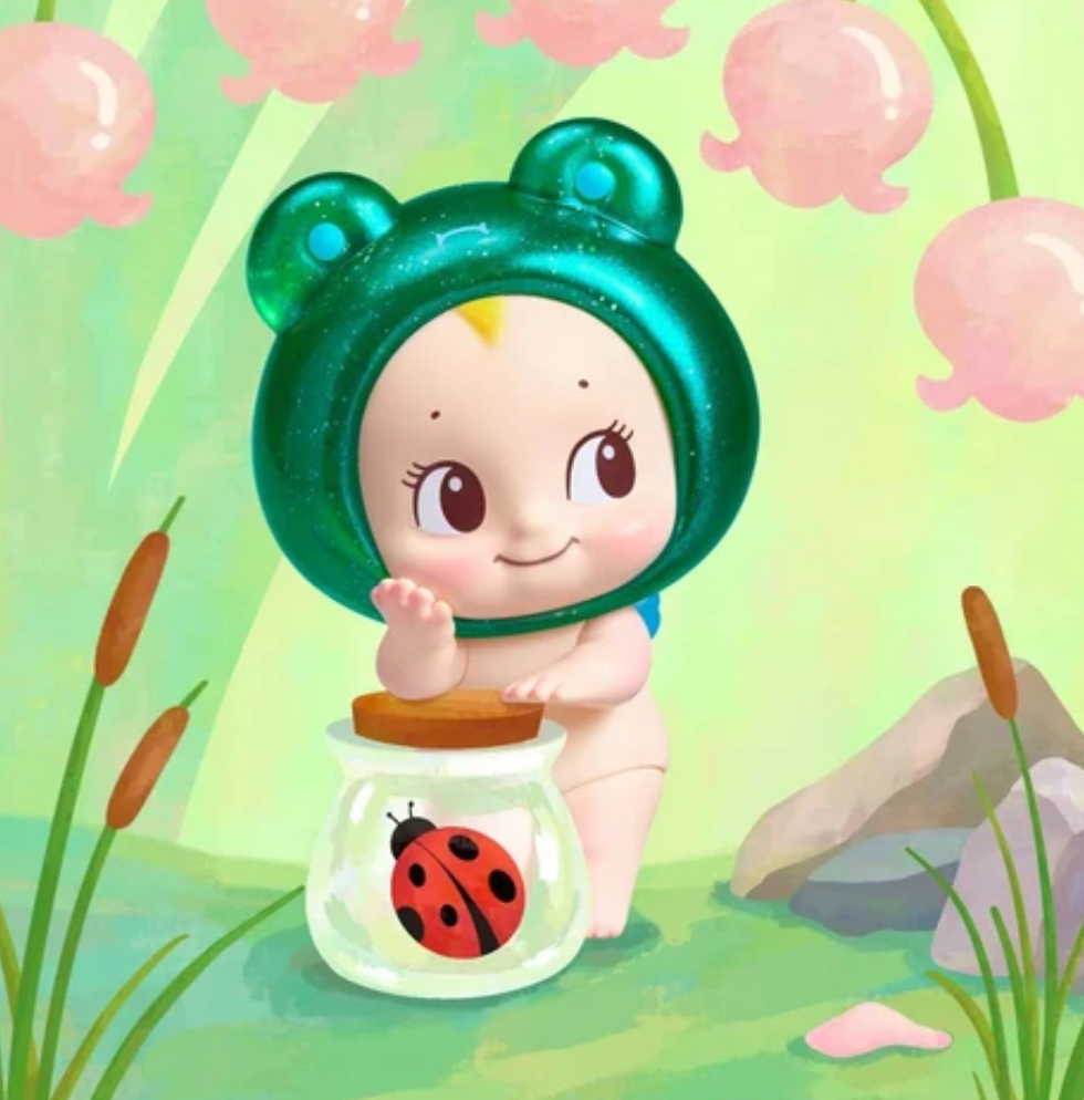 Kewpie Animal Lying Posture Figure Toy Doll