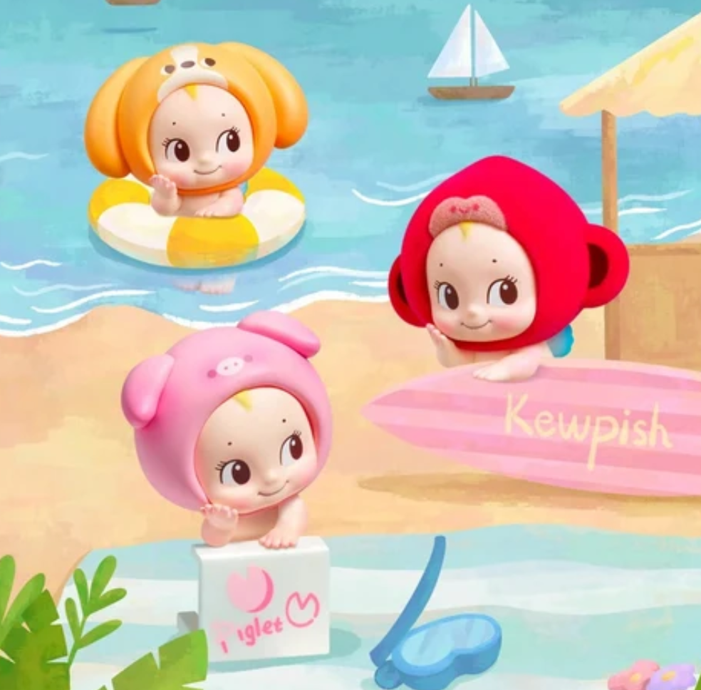 Kewpie Animal Lying Posture Figure Toy Doll