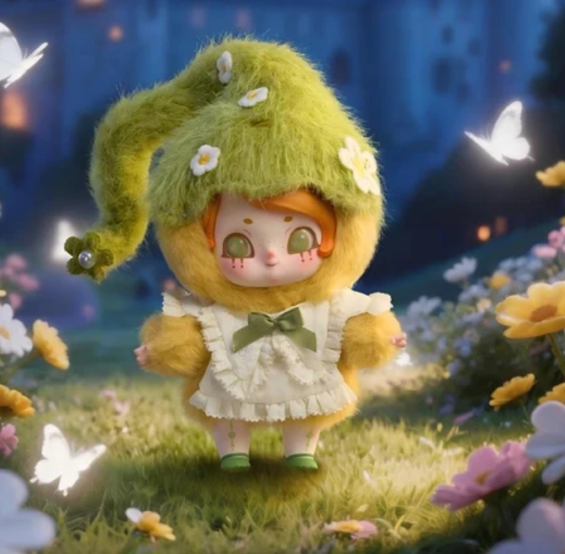 Impopo pix Whispering Night Town Plush Toy Doll