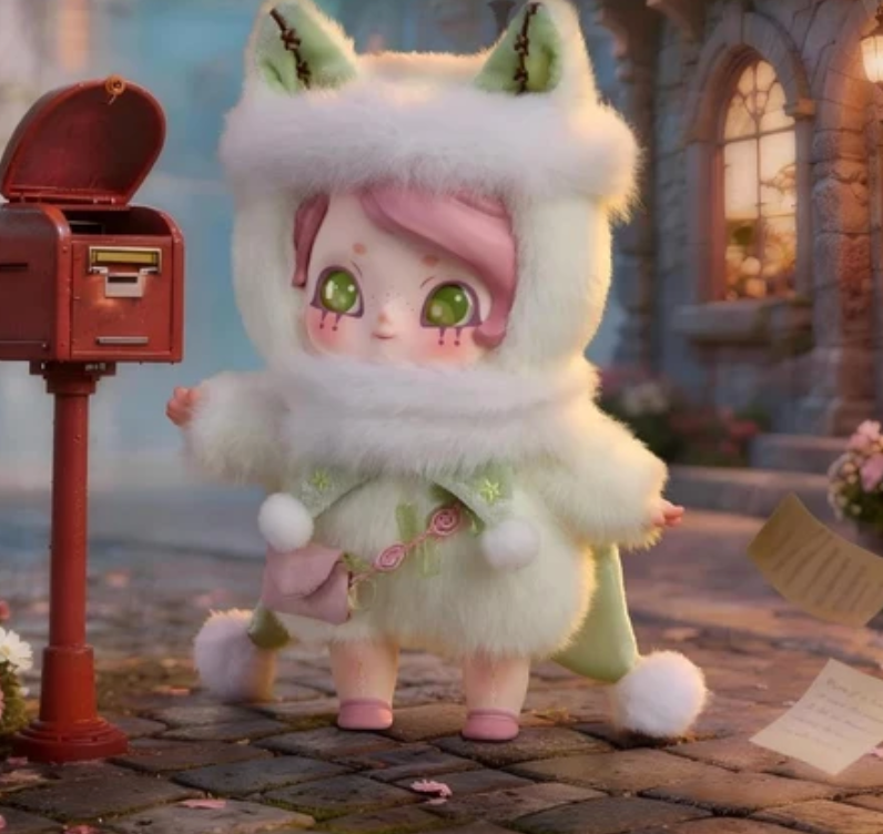 Impopo pix Whispering Night Town Plush Toy Doll