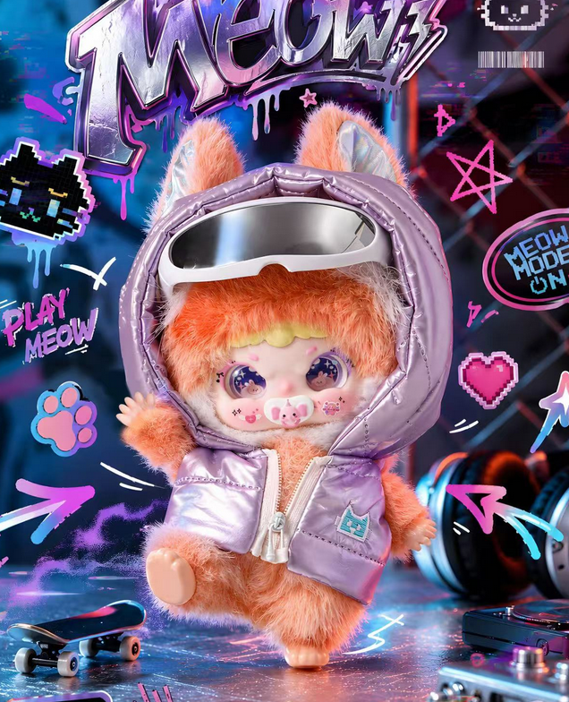 Jiimo Cyberpunk Wanderer Plush Toy Doll
