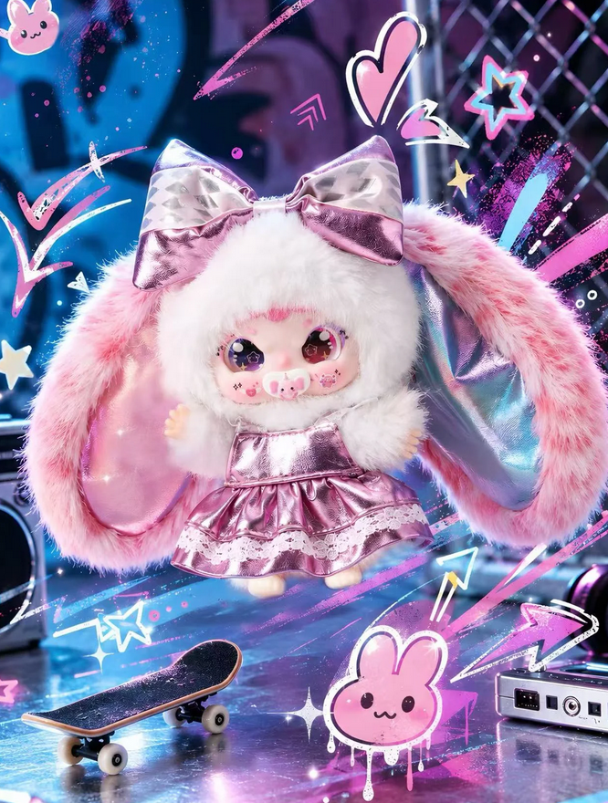 Jiimo Cyberpunk Wanderer Plush Toy Doll