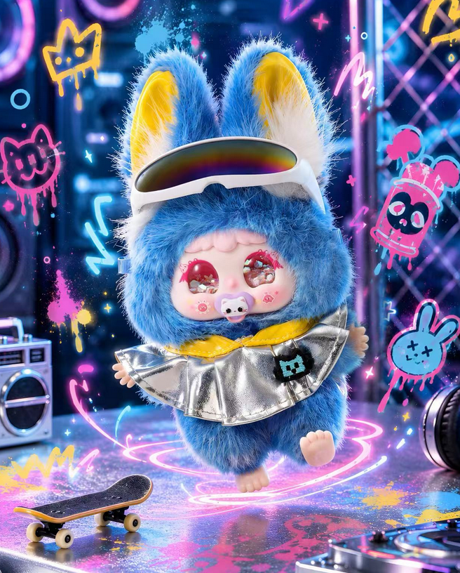 Jiimo Cyberpunk Wanderer Plush Toy Doll