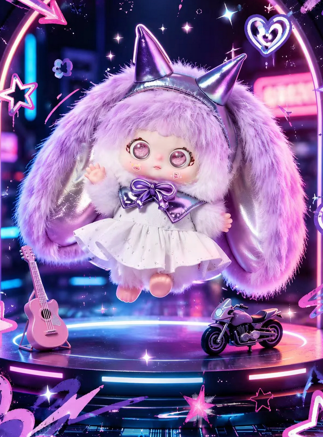 Jiimo Cyberpunk Wanderer Plush Toy Doll