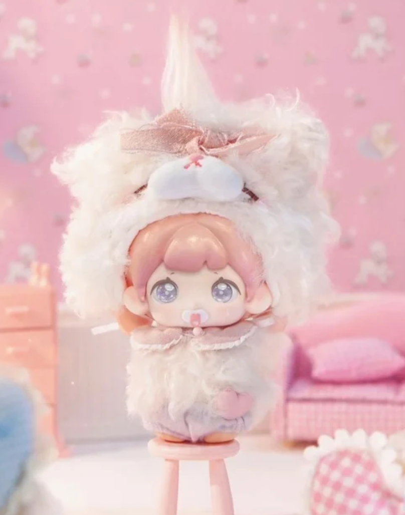Mikuku Lullaby Fluffy Baby Plush Toy Doll