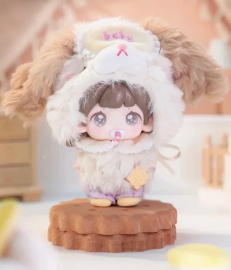 Mikuku Lullaby Fluffy Baby Plush Toy Doll