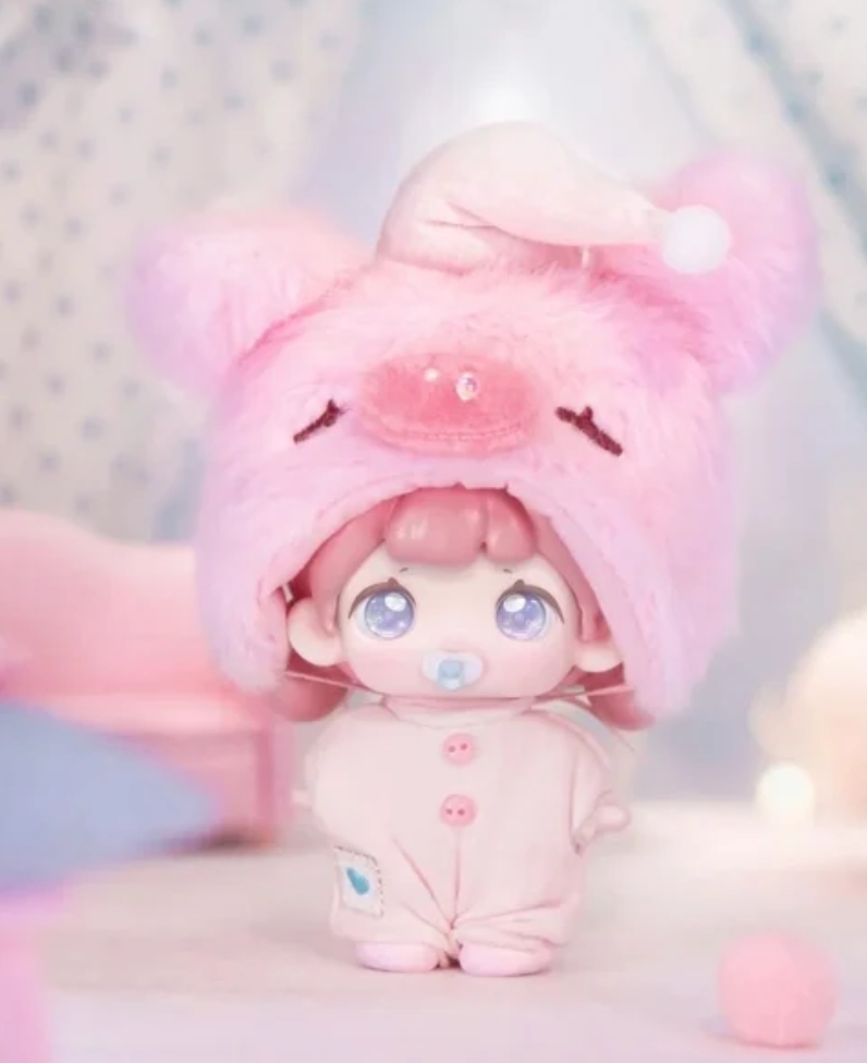 Mikuku Lullaby Fluffy Baby Plush Toy Doll