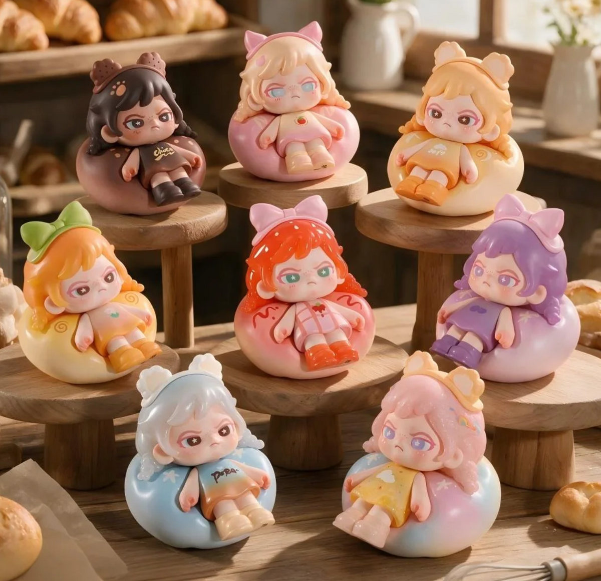 Baby Dora tiny bread Bite Mini Figures Toy Doll