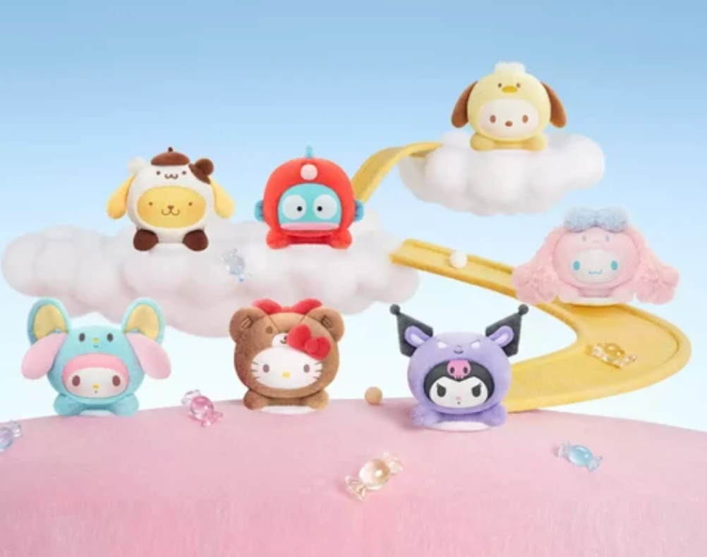 SANRIO Sweet Whispers Stickers Plush Toy Doll