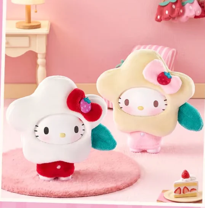 Hello Kitty Strawberry Kindergarten Plush Toy Doll