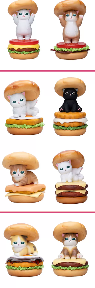 Mofusand Tempting Burger Figure Toy Doll