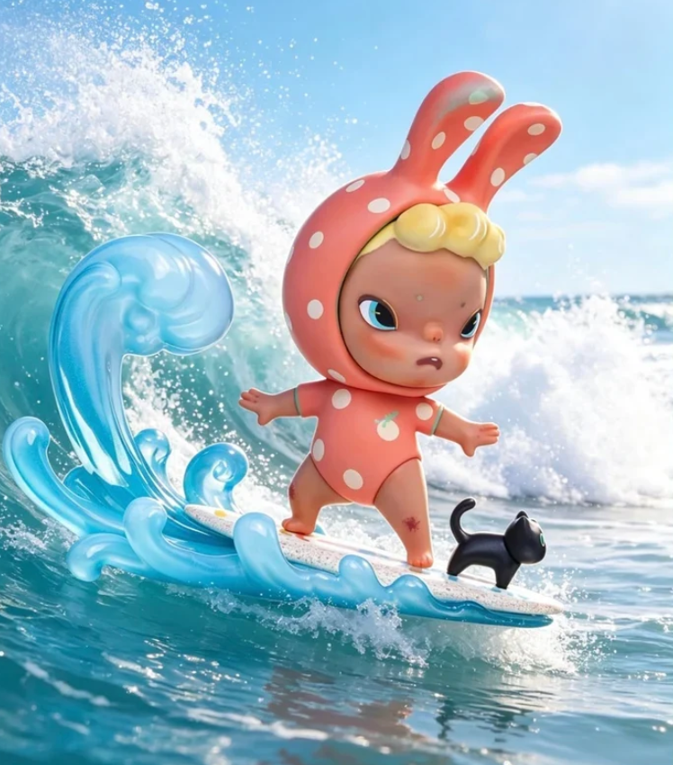 Sooya Beach Holiday Ban Figure Pop‑up Limited Toy Doll
