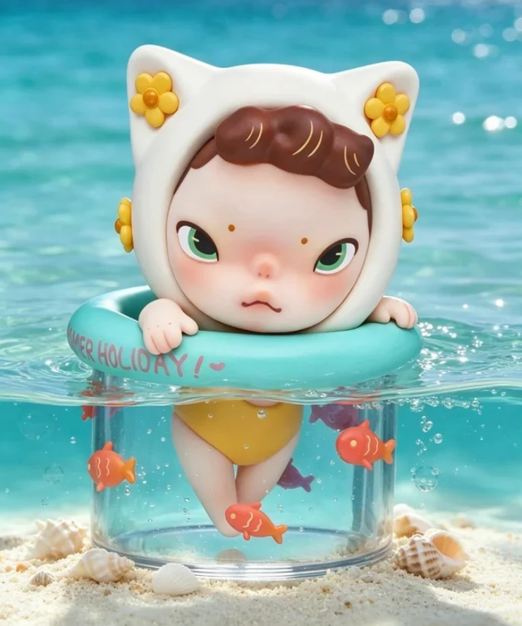 Sooya Beach Holiday Ban Figure Pop‑up Limited Toy Doll